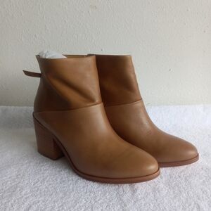 New Nisolo Dari Boot 2.0 Women's Ankle Boots Size 8 In Almond